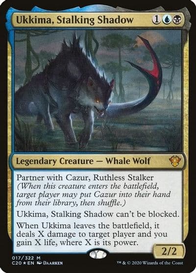 Ukkima Stalking Shadow Commander 2020 Magic card