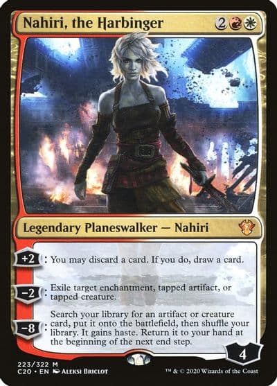 Nahiri the Harbinger Commander 2020 Magic card