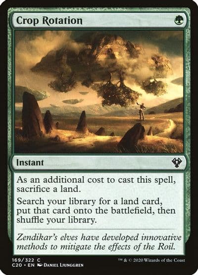 Crop Rotation Commander 2020 Magic card