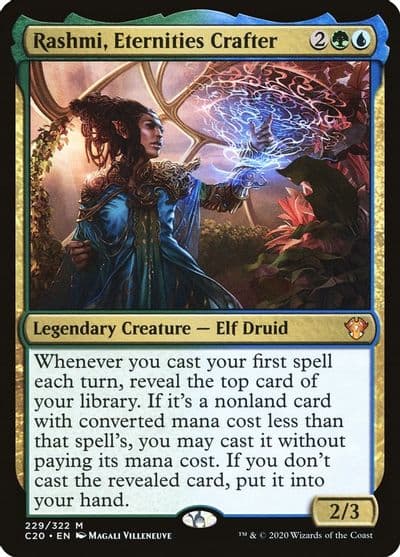 Rashmi Eternities Crafter Commander 2020 Magic card