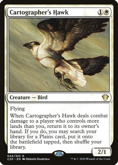 Cartographers Hawk Commander 2020 Magic card