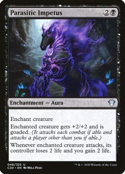 Parasitic Impetus Commander 2020 Magic card