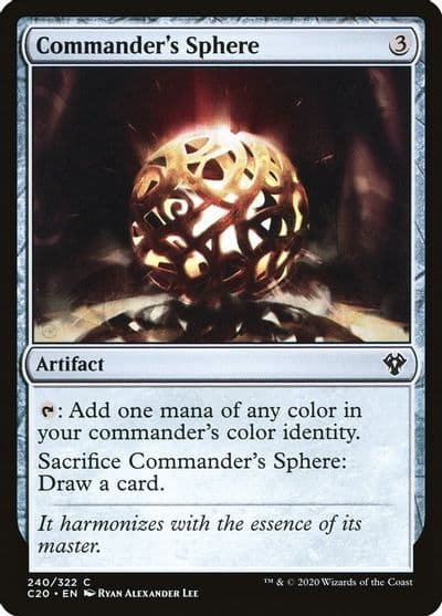 Commanders Sphere Commander 2020 Magic card