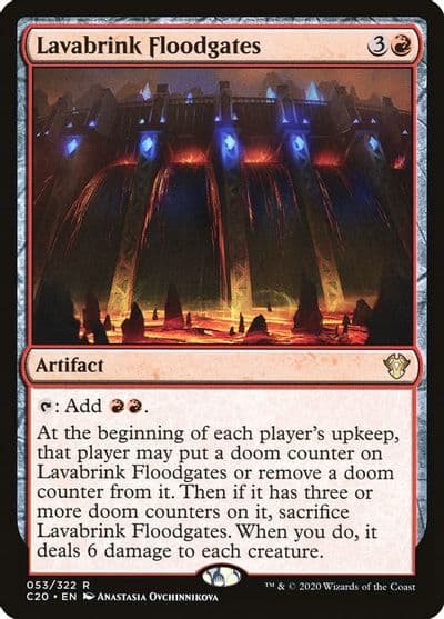 Lavabrink Floodgates Commander 2020 Magic card