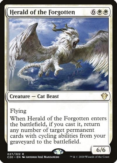 Herald of the Forgotten Commander 2020 Magic card