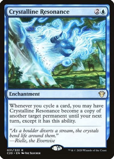 Crystalline Resonance Commander 2020 Magic card