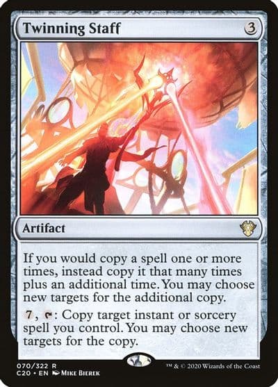Twinning Staff Commander 2020 Magic card