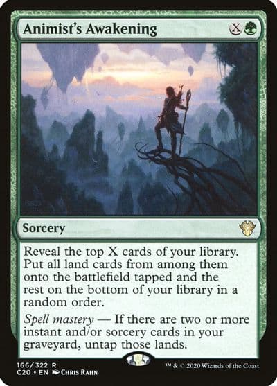 Animists Awakening Commander 2020 Magic card
