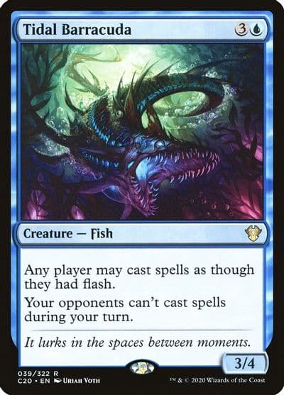 Tidal Barracuda Commander 2020 Magic card