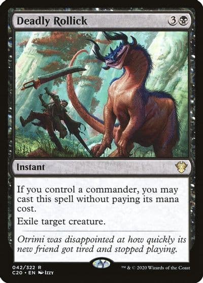 Deadly Rollick Commander 2020 Magic card