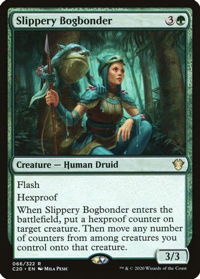 Slippery Bogbonder Commander 2020 Magic card
