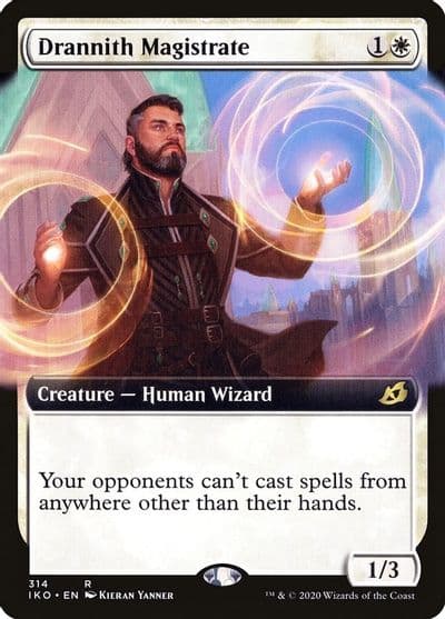 Drannith Magistrate Extended Art Ikoria: Lair of Behemoths Magic card
