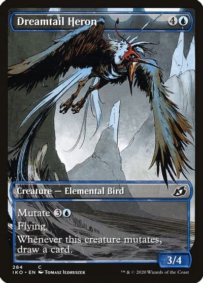 Dreamtail Heron Showcase Ikoria: Lair of Behemoths Magic card