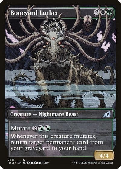 Boneyard Lurker Showcase Ikoria: Lair of Behemoths Magic card