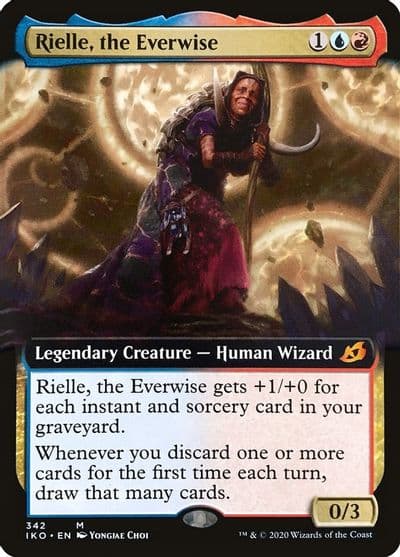 Rielle the Everwise Extended Art Ikoria: Lair of Behemoths Magic card