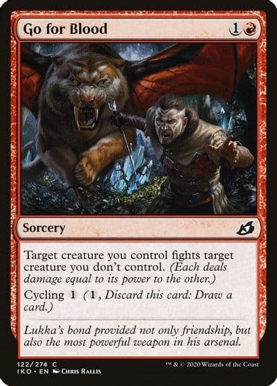 Go for Blood Ikoria: Lair of Behemoths Magic card