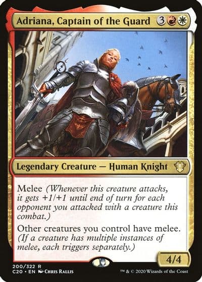 Adriana Captain of the Guard Commander 2020 Magic card