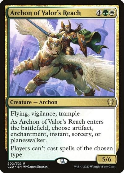 Archon of Valors Reach Commander 2020 Magic card