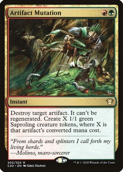 Artifact Mutation Commander 2020 Magic card