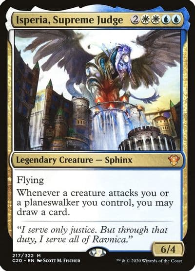 Isperia Supreme Judge Commander 2020 Magic card