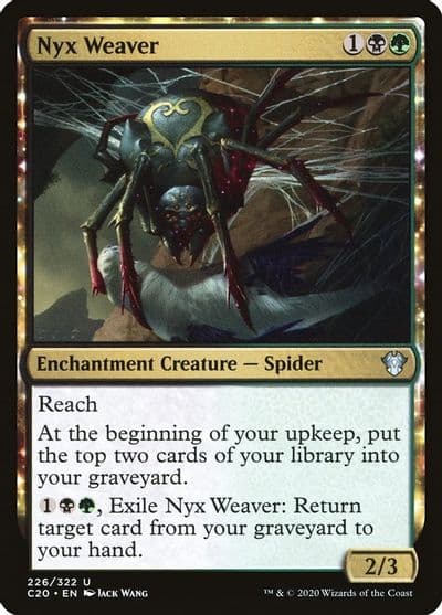 Nyx Weaver Commander 2020 Magic card