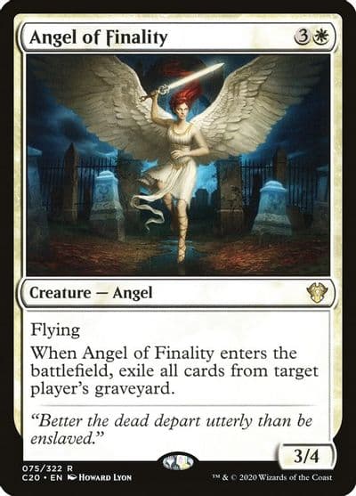 Angel of Finality Commander 2020 Magic card