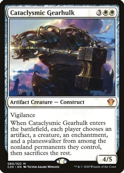 Cataclysmic Gearhulk Commander 2020 Magic card