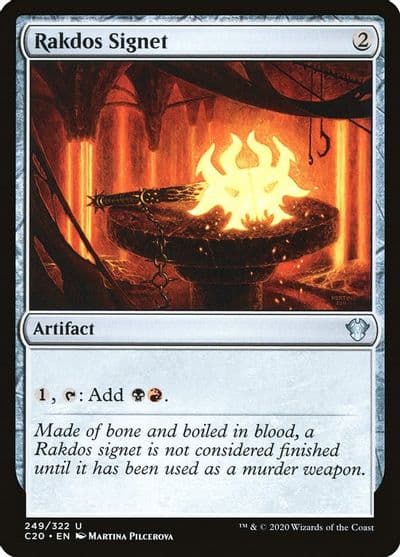 Rakdos Signet Commander 2020 Magic card