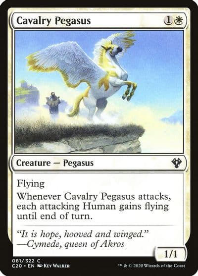 Cavalry Pegasus Commander 2020 Magic card
