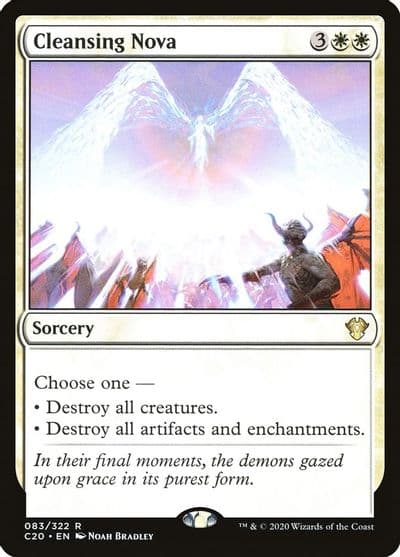 Cleansing Nova Commander 2020 Magic card