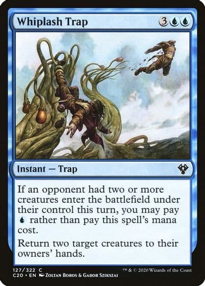 Whiplash Trap Commander 2020 Magic card
