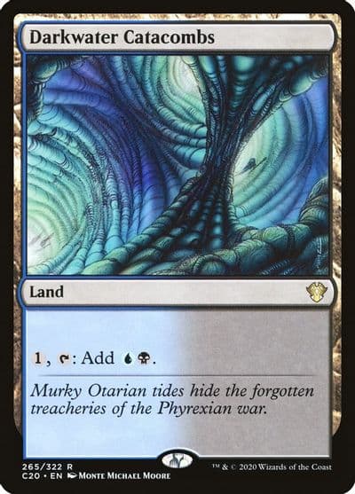 Darkwater Catacombs Commander 2020 Magic card