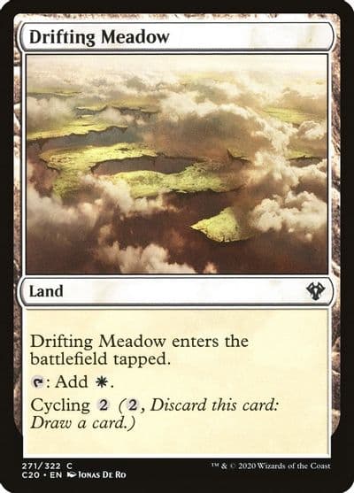 Drifting Meadow Commander 2020 Magic card