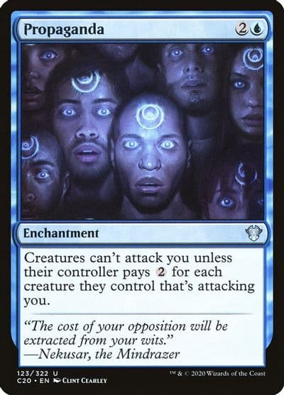 Propaganda Commander 2020 Magic card