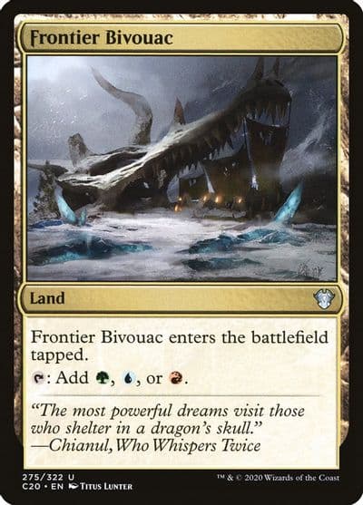 Frontier Bivouac Commander 2020 Magic card