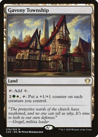 Gavony Township Commander 2020 Magic card