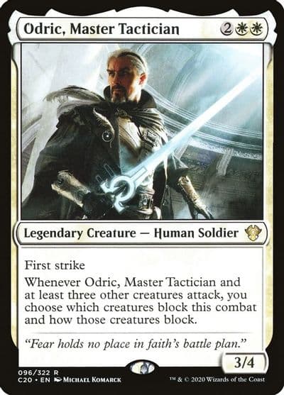 Odric Master Tactician Commander 2020 Magic card