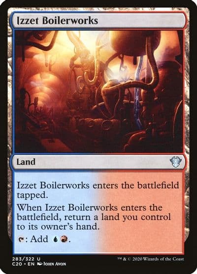 Izzet Boilerworks Commander 2020 Magic card