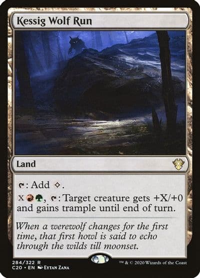 Kessig Wolf Run Commander 2020 Magic card