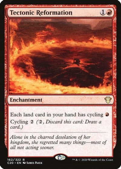 Tectonic Reformation Commander 2020 Magic card