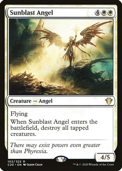Sunblast Angel Commander 2020 Magic card