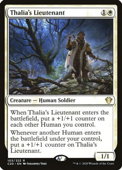 Thalias Lieutenant Commander 2020 Magic card