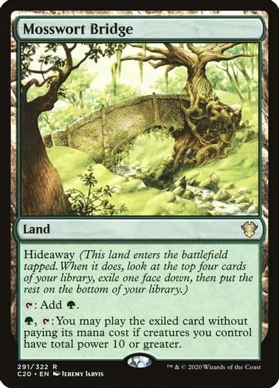 Mosswort Bridge Commander 2020 Magic card