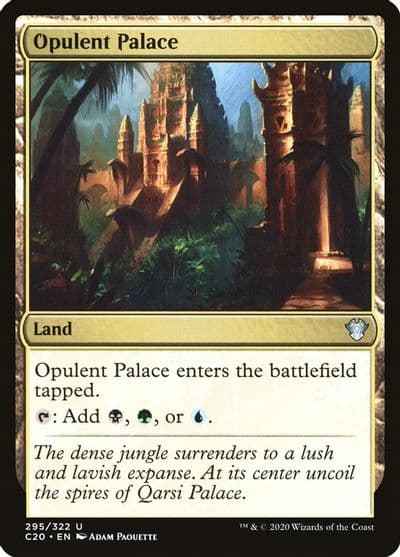 Opulent Palace Commander 2020 Magic card