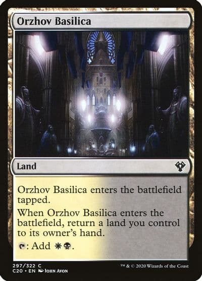 Orzhov Basilica Commander 2020 Magic card