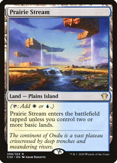Prairie Stream Commander 2020 Magic card