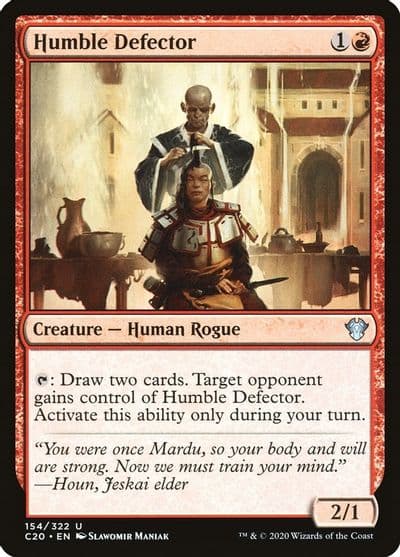 Humble Defector Commander 2020 Magic card