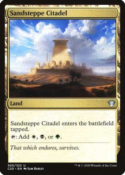 Sandsteppe Citadel Commander 2020 Magic card