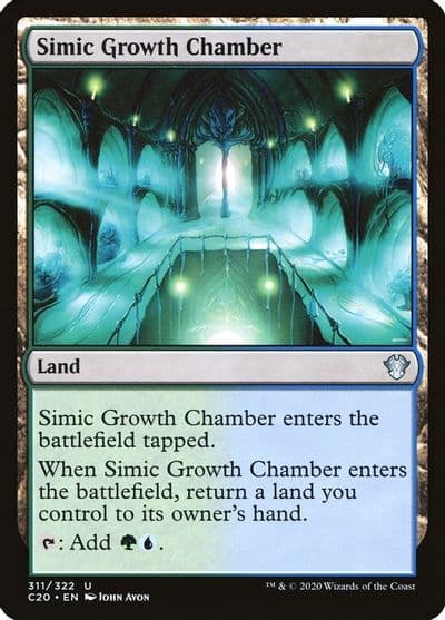 Simic Growth Chamber Commander 2020 Magic card