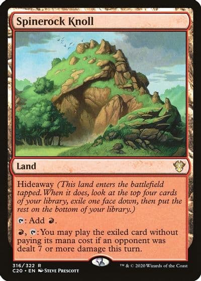 Spinerock Knoll Commander 2020 Magic card